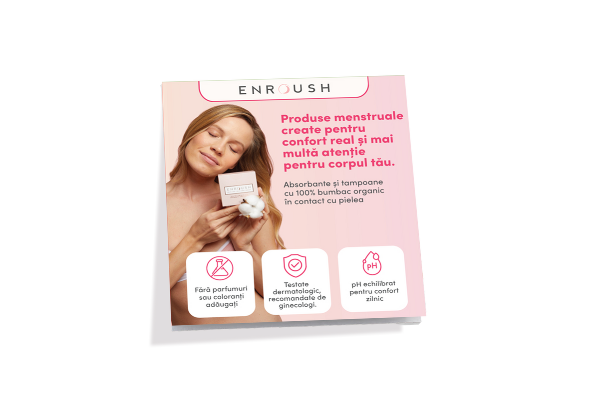 1 absorbant normal + 1 pantyliner ENROUSH